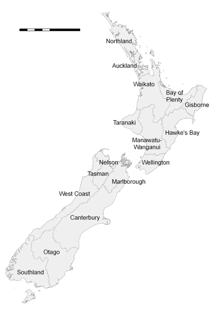 New Zealand regions